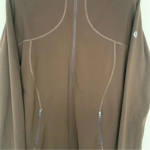 Lululemon Brown Pink Stretch Jacket 10 - Picture 12 of 14